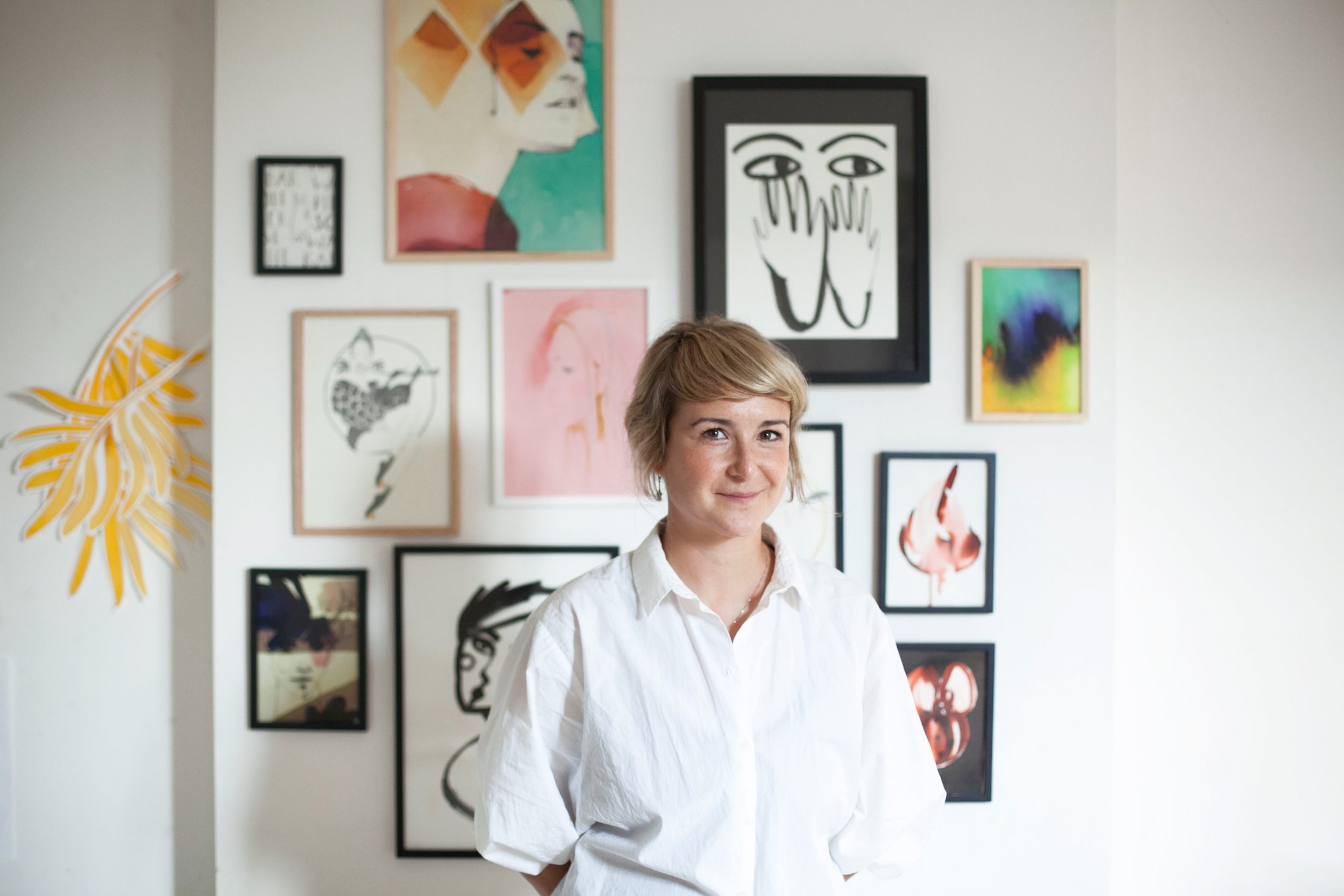 Ekaterina Koroleva in her Berlin Studio
